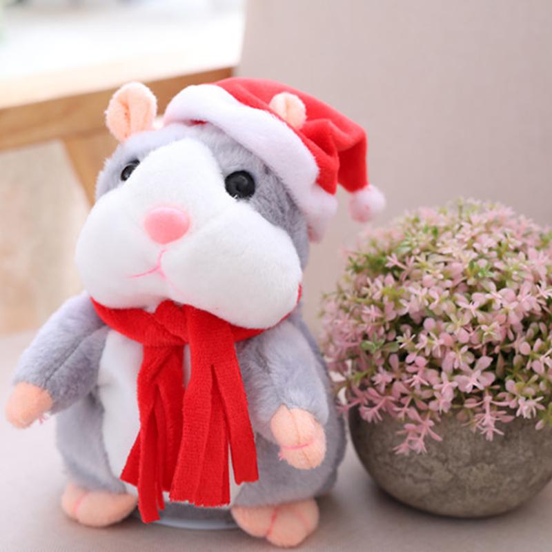 🐹 Nu 50% korting ✨ Pratende pluchen hamster — Herhaalt je stem en knikt met zijn kopje 🎁