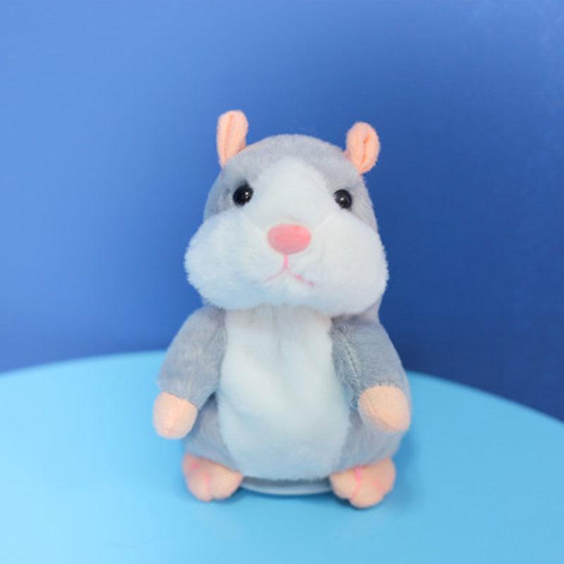 🐹 Nu 50% korting ✨ Pratende pluchen hamster — Herhaalt je stem en knikt met zijn kopje 🎁