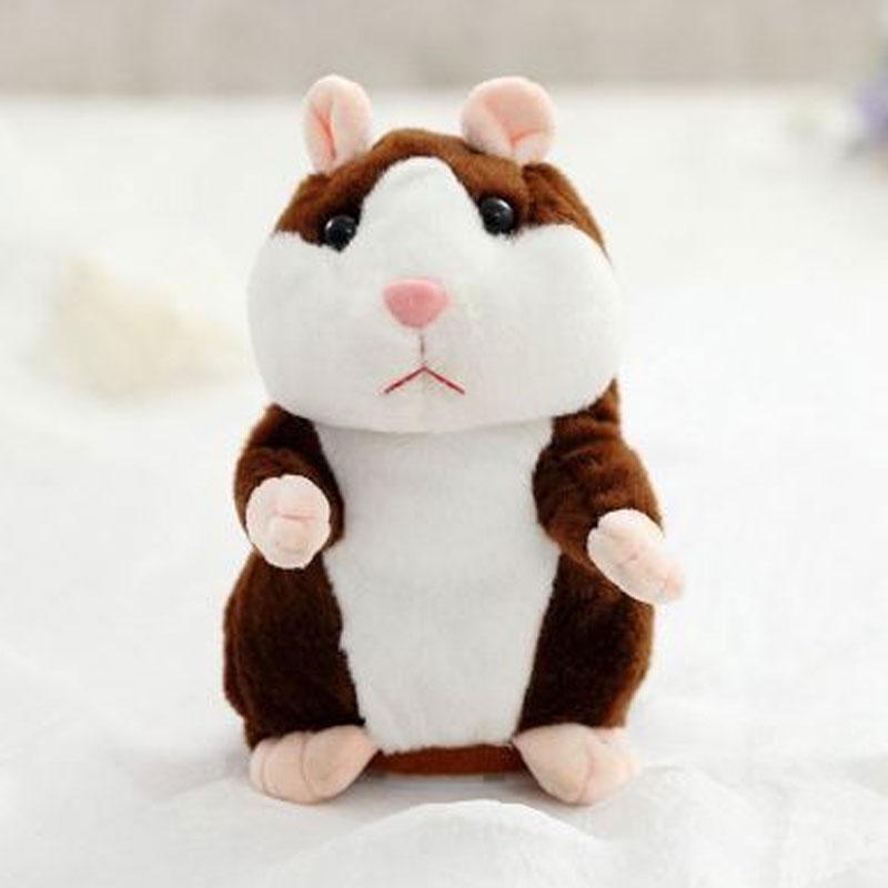 🐹 Nu 50% korting ✨ Pratende pluchen hamster — Herhaalt je stem en knikt met zijn kopje 🎁
