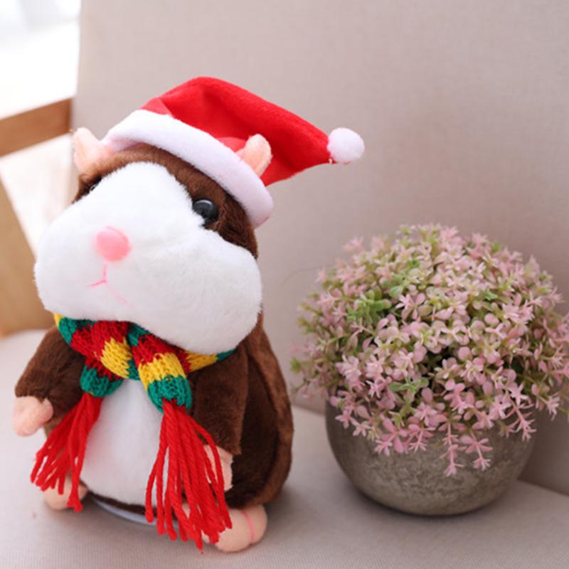 🐹 Nu 50% korting ✨ Pratende pluchen hamster — Herhaalt je stem en knikt met zijn kopje 🎁