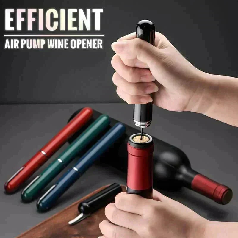 🍹50% KORTING🔥Wijnflesopener met luchtpomp