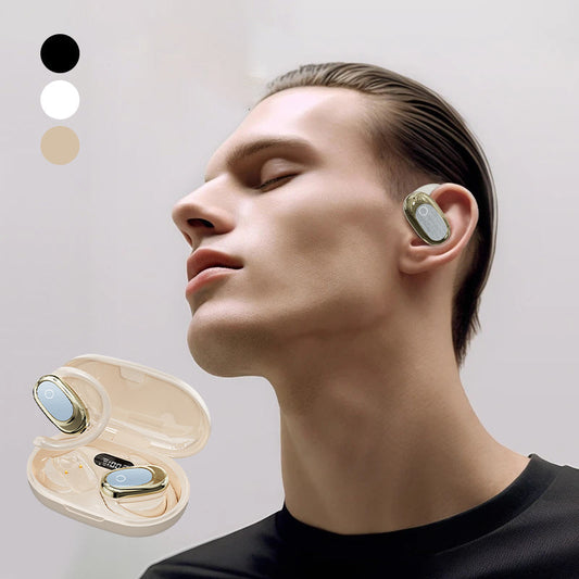 🔥Nieuw🎧Slimme draadloze open-ear oordopjes met display en extra lange batterijduur