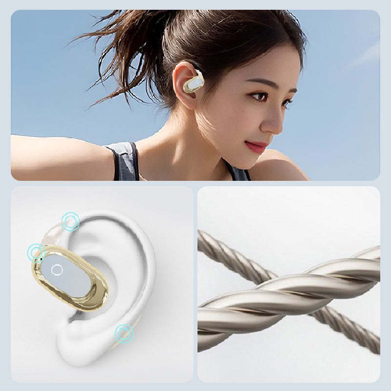 🔥Nieuw🎧Slimme draadloze open-ear oordopjes met display en extra lange batterijduur