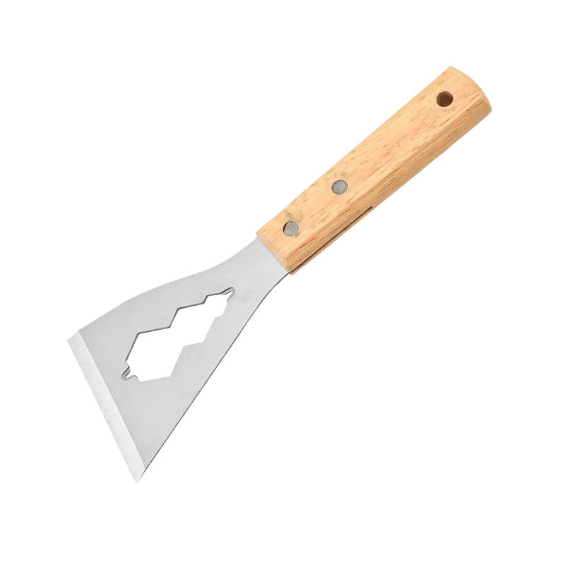 🛠️ KOOP 1, KRIJG 1 GRATIS! ⚒️ Multifunctioneel Plamuurmes – Stalen Blad, Houten Handvat & Perfect voor Renovatie 🏠