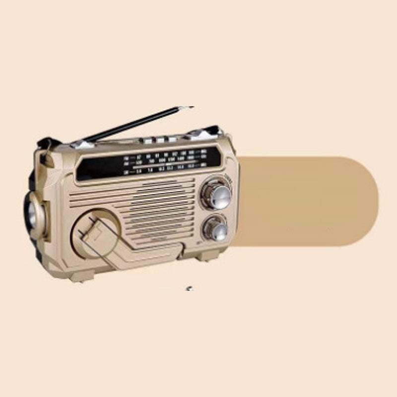 ⏳Beperkte tijd 50% korting!💥 Multifunctionele Handslinger Draagbare Radio met Zaklamp