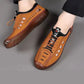Wandelschoenen met holle zool van soepel leer