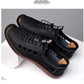 Wandelschoenen met holle zool van soepel leer