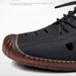 Wandelschoenen met holle zool van soepel leer