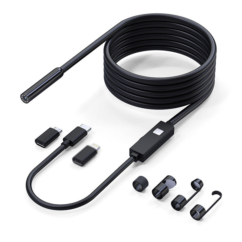 📢📢 50% KORTING!! 🔍 1920P HD auto-diagnose-endoscoopcamera – 400-resolutie, 8 verstelbare LED's, halfstijve kabel, IP67 waterdicht, plug-and-play voor iPhone & Android