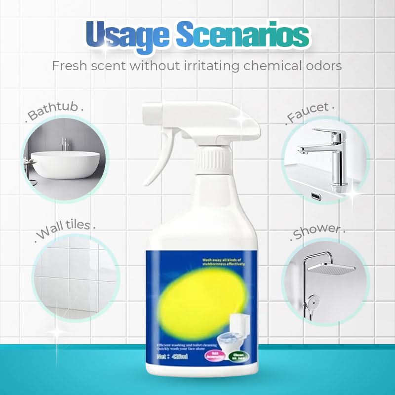 Multifunctionele badkamer kalkreiniger spray