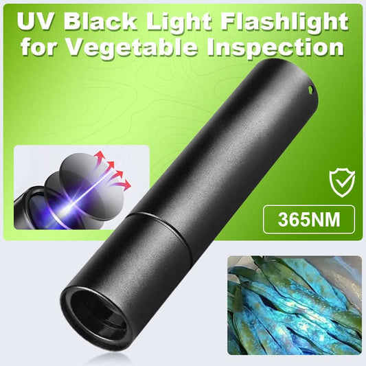 ✨🔦 KOOP 1 KRIJG 1 GRATIS! 50% KORTING! Alsof je een röntgenbril voor je groenten hebt! Deze 365 nm UV-zaklamp onthult pesticiden, schimmels en gifstoffen die je met het blote oog nooit ziet. Stop met gokken wat veilig is, en eet eindelijk zonder angs