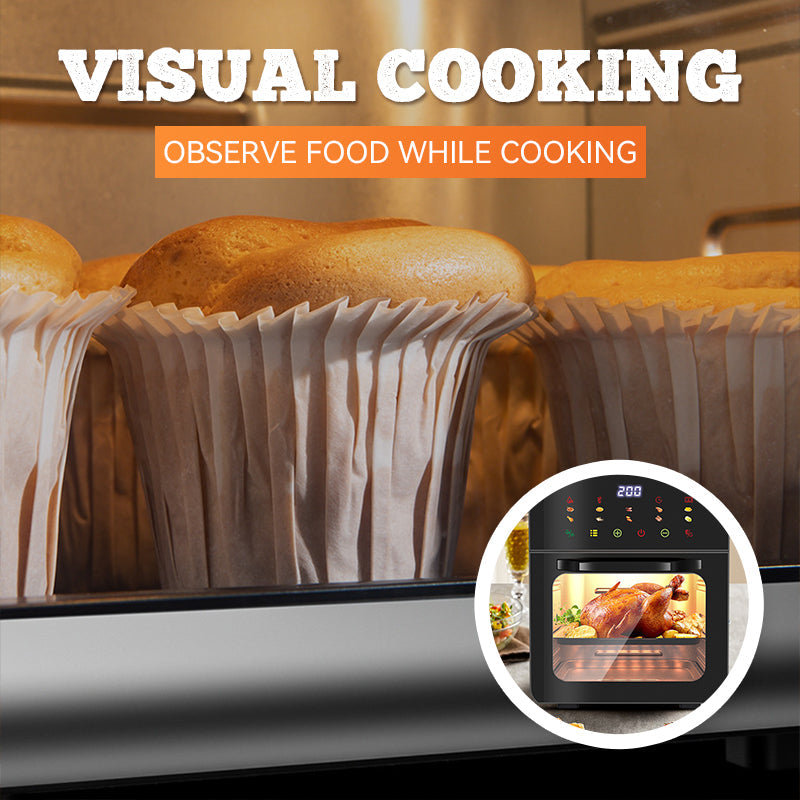 🍳🍗Multifunctionele Airfryer met kijkvenster en touchscreen | Gratis verzending✈️