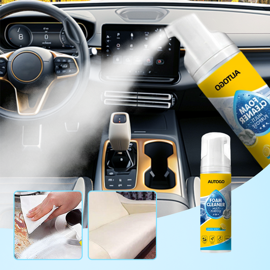 Krachtige en multifunctionele schuimreiniger voor auto-interieur