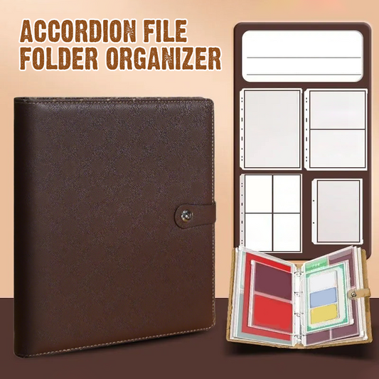 Accordeon Documentenorganizer met Uitschuifvakken