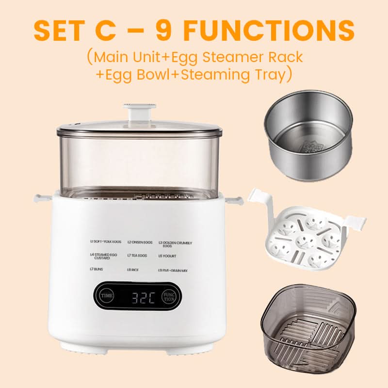 🥚✨Multifunctionele minikoker met slim aanraakscherm