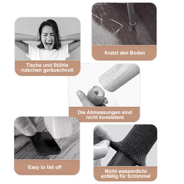 🔥Populaire aanbieding🔥Geluidloze antislipstickers voor tafelpoten