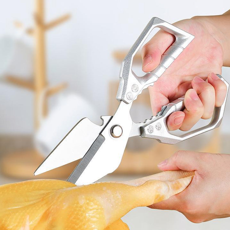✂️ De Enige Keukenschaar Die Je Nodig Hebt – Snijdt Kip, Kruiden, Verpakkingen & Noten