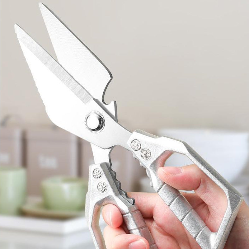 ✂️ De Enige Keukenschaar Die Je Nodig Hebt – Snijdt Kip, Kruiden, Verpakkingen & Noten