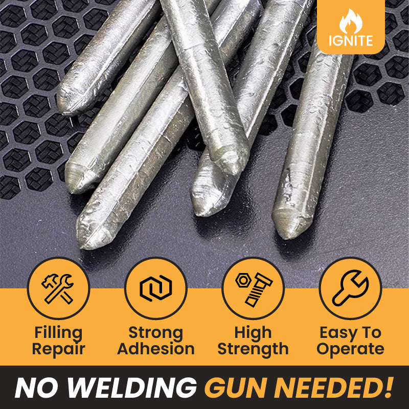⏳ Tijdelijke aanbieding⏳ Lage-temperatuur reparatiestaven voor geschikte metalen circa 78 mm Keuze uit 6 of 15 stuks