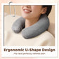 🎉 Tijdelijk 50% KORTING – U-vormige Nekwarmer 💆‍♀️🔥❄️ Ergonomisch, Warm/Koud & Handsfree Comfort!