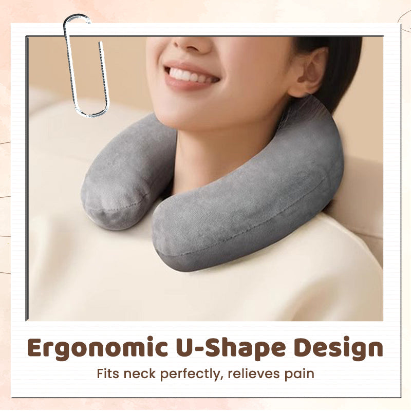 🎉 Tijdelijk 50% KORTING – U-vormige Nekwarmer 💆‍♀️🔥❄️ Ergonomisch, Warm/Koud & Handsfree Comfort!