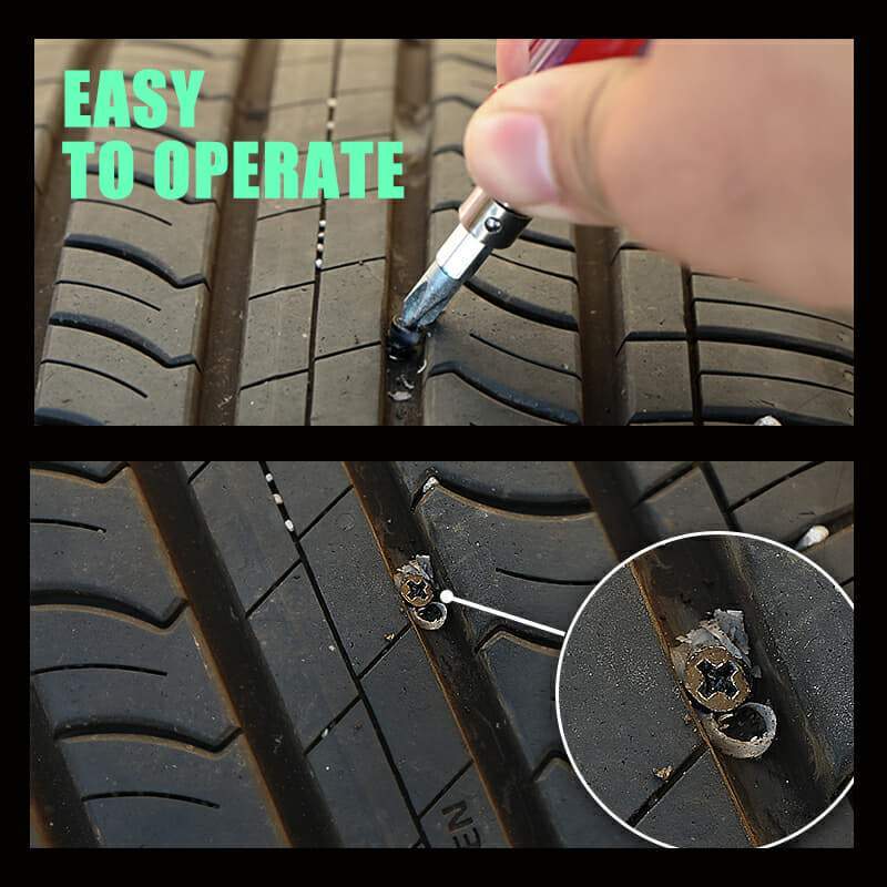 🔧 NU 50% KORTING! 🚗 Vacuüm bandenreparatiespijker – verliesvrij en efficiënt, perfecte afdichting en eenvoudig te bedienen – geen bandendemontage nodig ✨