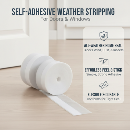 🌡️ 2026 TOPAANBIEDING🥳Meer dan 50.000 verkocht! 💝Zelfklevende tochtstrip – Windwerend, isolerend en eenvoudig aan te brengen 🏠