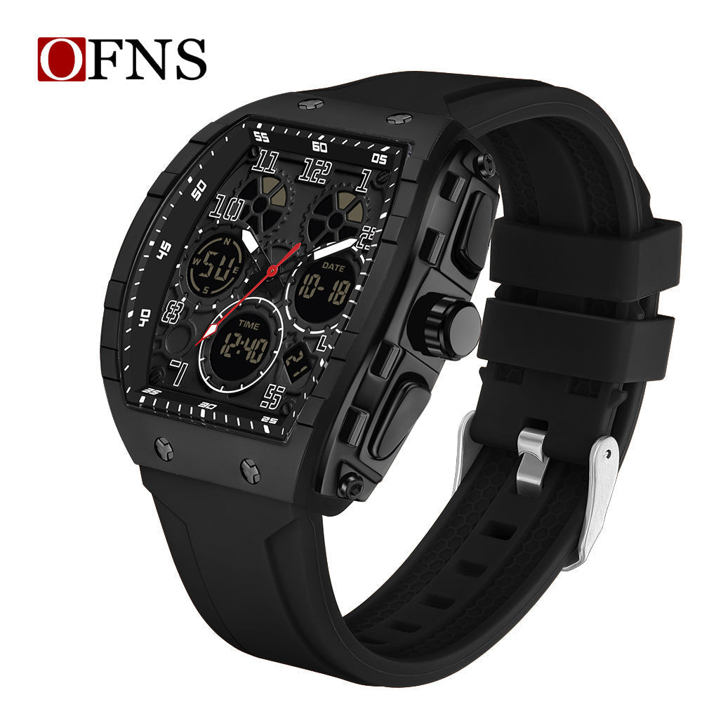 🎁Ontmoet Kerstmis 50% KORTING🎄Sportief lichtgevend digitaal automatisch herenhorloge