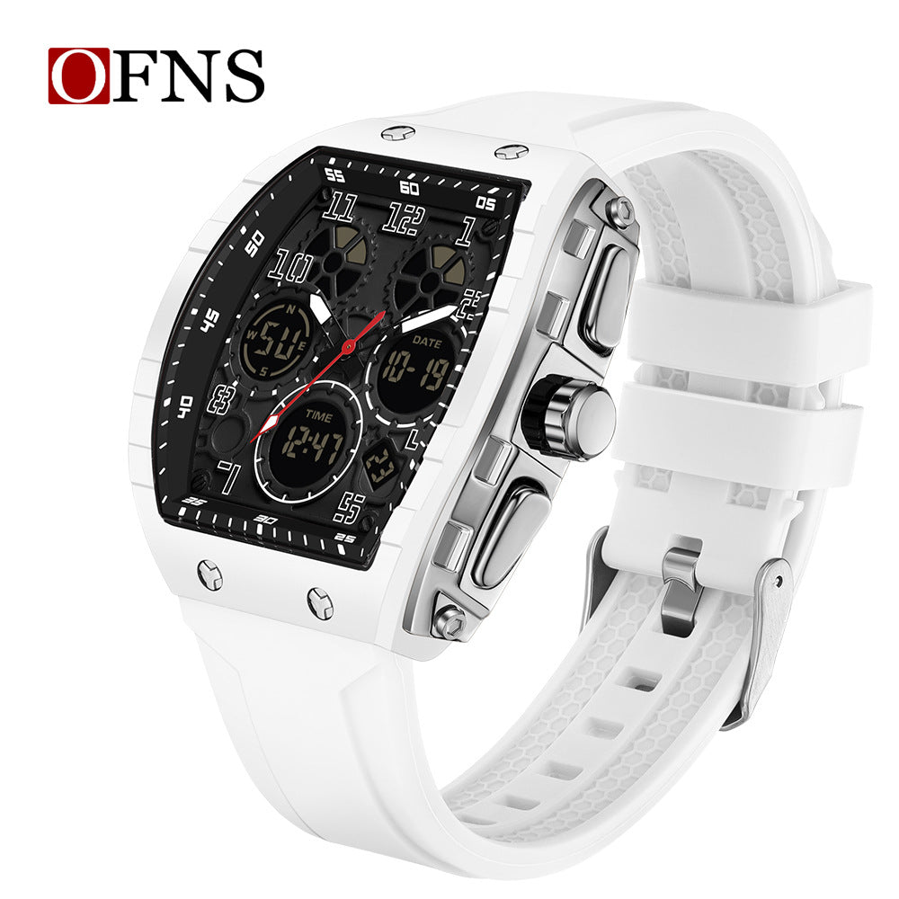 🎁Ontmoet Kerstmis 50% KORTING🎄Sportief lichtgevend digitaal automatisch herenhorloge