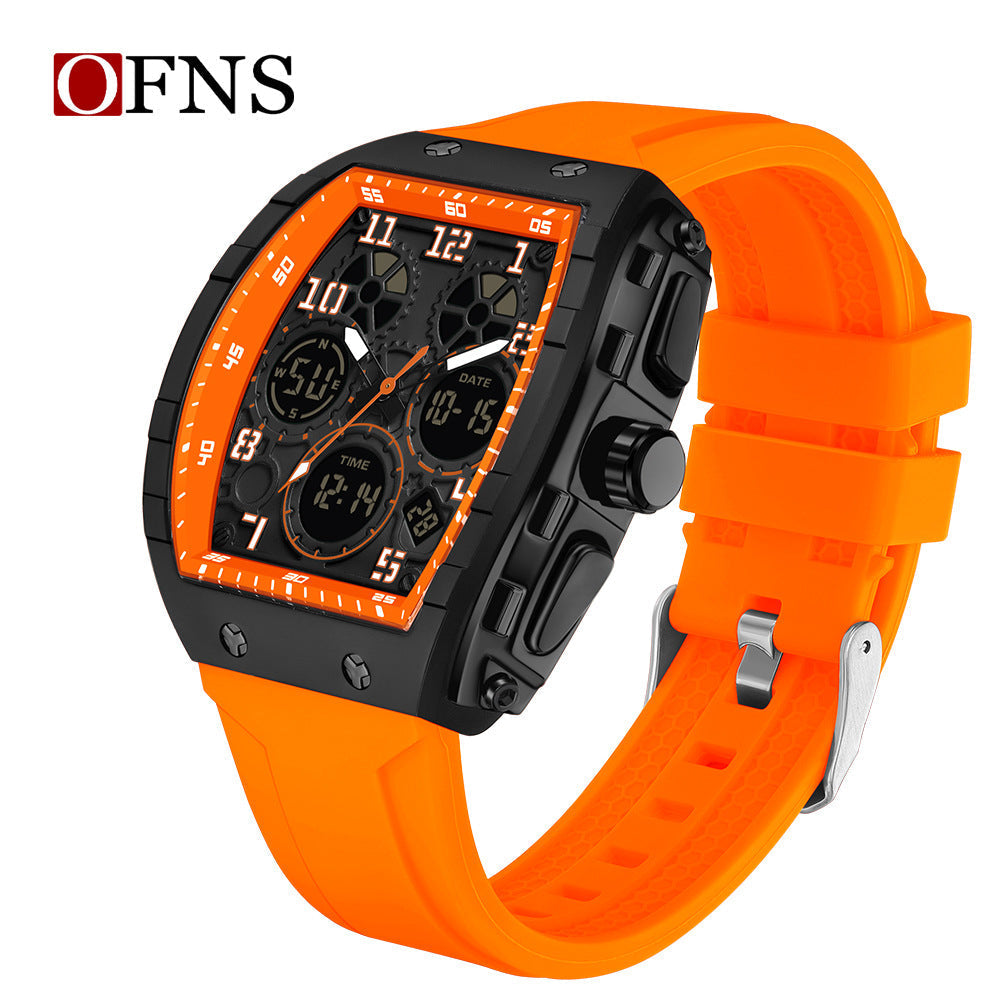 🎁Ontmoet Kerstmis 50% KORTING🎄Sportief lichtgevend digitaal automatisch herenhorloge