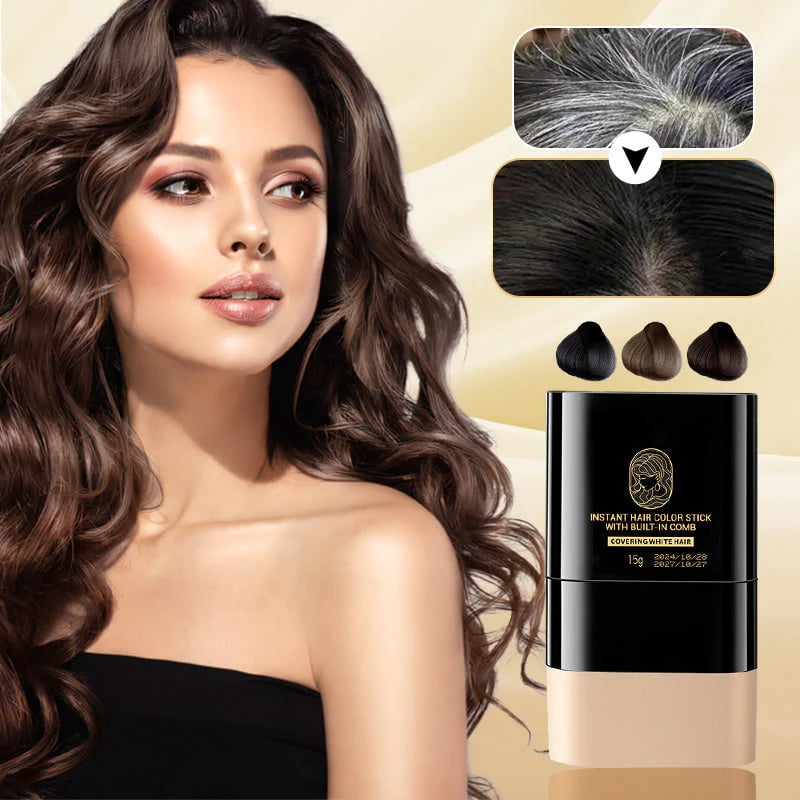 ⏰Limited Sale 50% OFF!!✨Instant Hair Colour Stick with Built-In Comb🔥