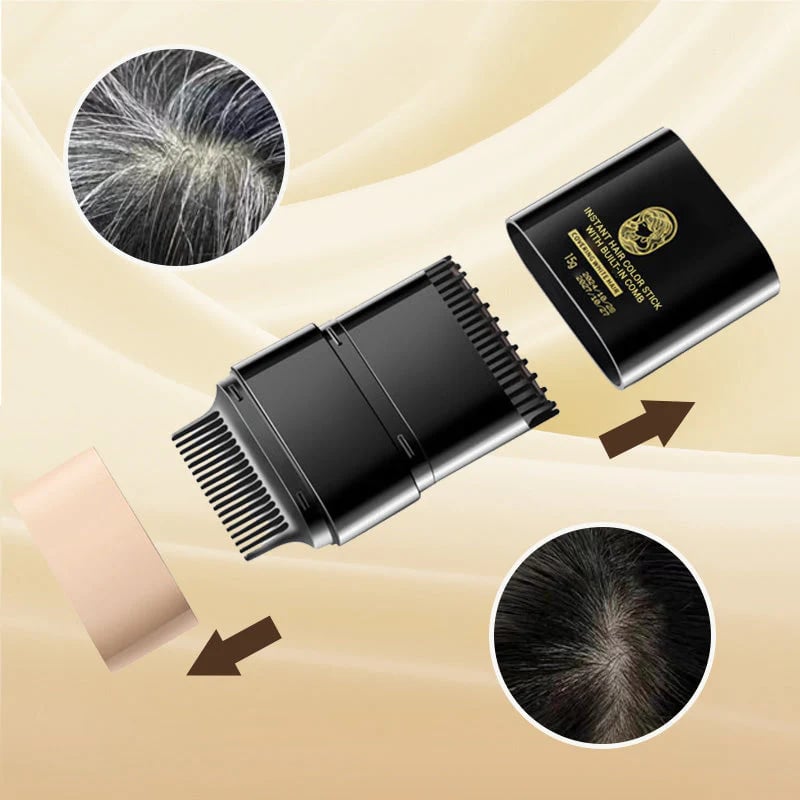 ⏰Limited Sale 50% OFF!!✨Instant Hair Colour Stick with Built-In Comb🔥