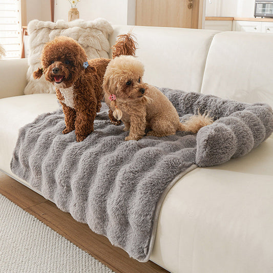 🔥Nieuw binnen 50% KORTING🎁Verdikt warm antislip bed voor huisdieren met rand