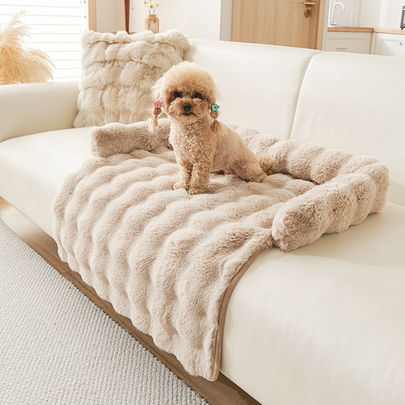 🔥Nieuw binnen 50% KORTING🎁Verdikt warm antislip bed voor huisdieren met rand