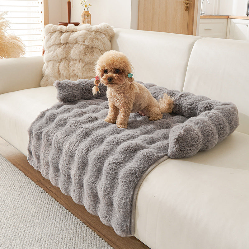 🔥Nieuw binnen 50% KORTING🎁Verdikt warm antislip bed voor huisdieren met rand