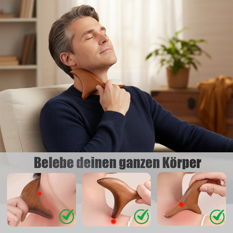 Houten Kam voor Hoofdhuidmassage