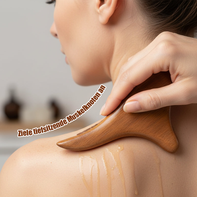Houten Kam voor Hoofdhuidmassage