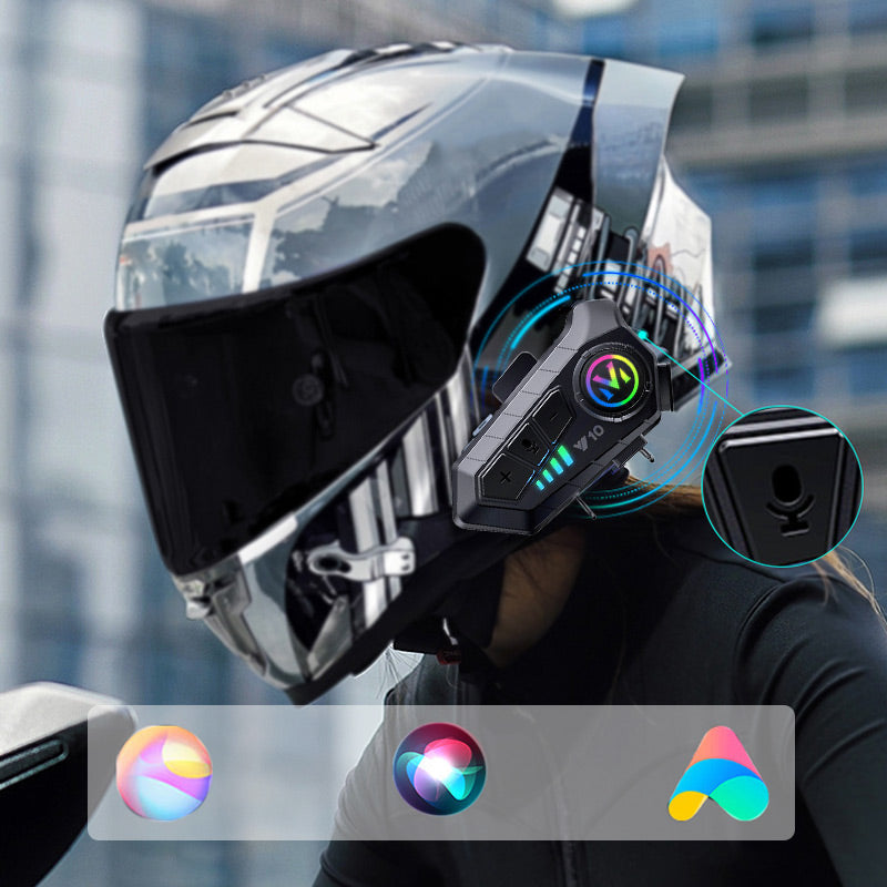 🏍️ 50% KORTING! 🎧 Bluetooth-headset voor jet- en integraalhelmen, draadloos en helder ✨