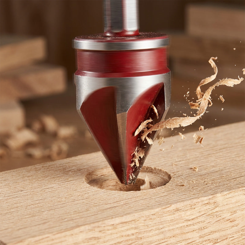 🛠️Nu 50% korting! 🔩 Verzinkboorset voor houtbewerking 5-delig – Nette, vlakke gaten, duurzaam en tijdbesparend ⚙️