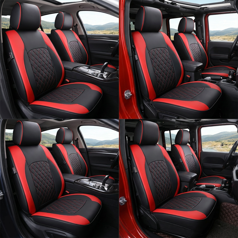 🚗✨ 50% KORTING! 9-delige set lederen autostoelhoezen – universele pasvorm, ademend en gemakkelijk schoon te maken voor een perfect interieur