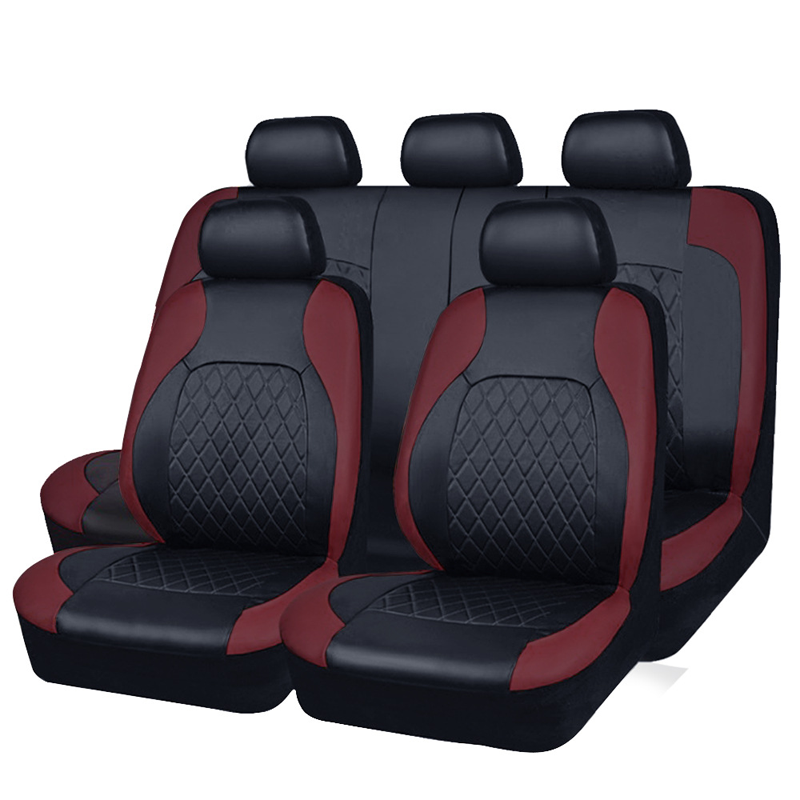 🚗✨ 50% KORTING! 9-delige set lederen autostoelhoezen – universele pasvorm, ademend en gemakkelijk schoon te maken voor een perfect interieur