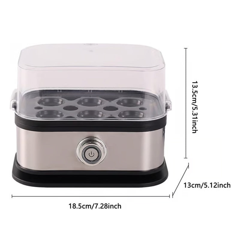 🍳Black Friday: 50% KORTING💨 Multifunctionele eierkoker met doorzichtig deksel – koken, pocheren of omelet maken✨