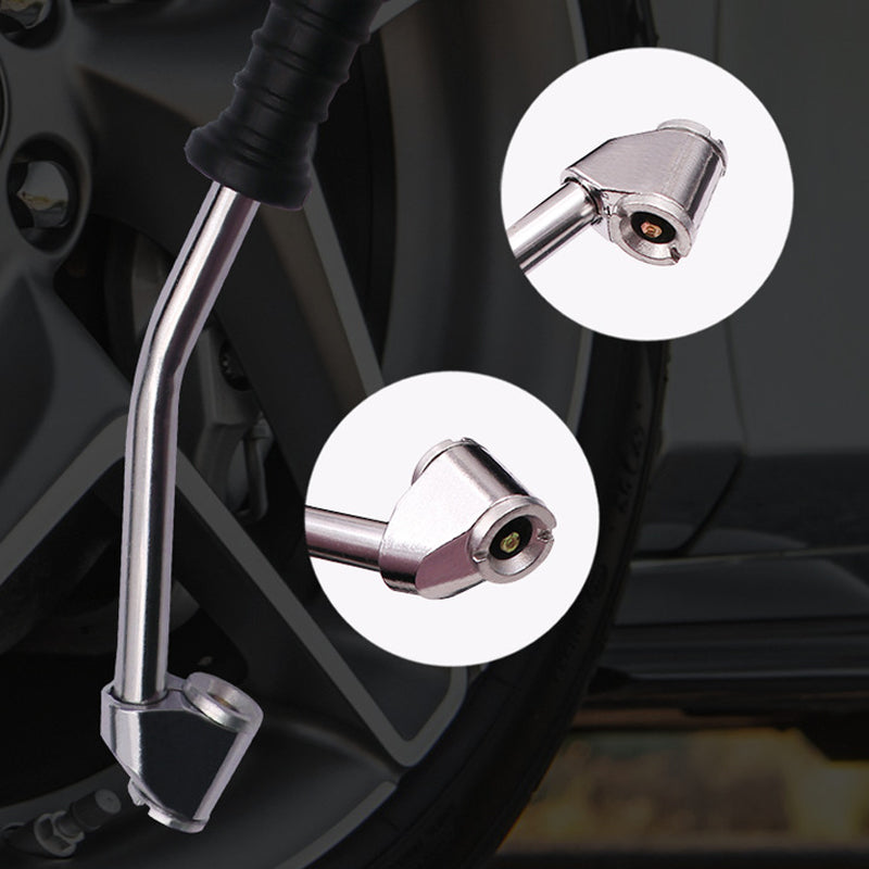🌞Fris De Lente In Met 50% Korting!🔥Bandenblaaspistool met Drukmeter voor Compressor | Professionele Kwaliteit met Dubbele Pompkop | Voor Auto, Motor & Fiets