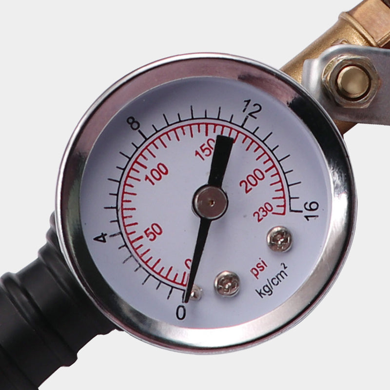 🌞Fris De Lente In Met 50% Korting!🔥Bandenblaaspistool met Drukmeter voor Compressor | Professionele Kwaliteit met Dubbele Pompkop | Voor Auto, Motor & Fiets
