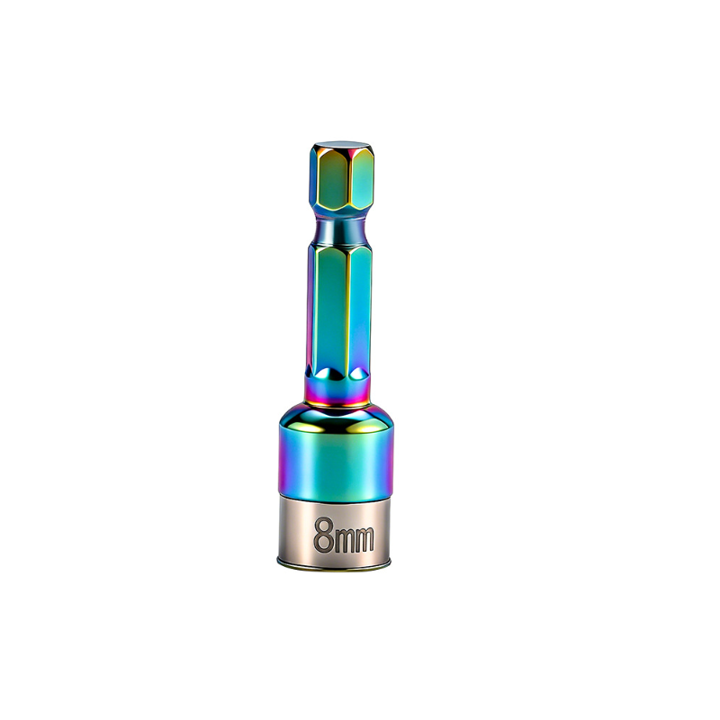 8 mm inbussleutel met zeskantige schacht van chroom-vanadiumstaal
