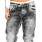 Herenjeans met rechte pijpen in hiphopstijl