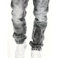 Herenjeans met rechte pijpen in hiphopstijl