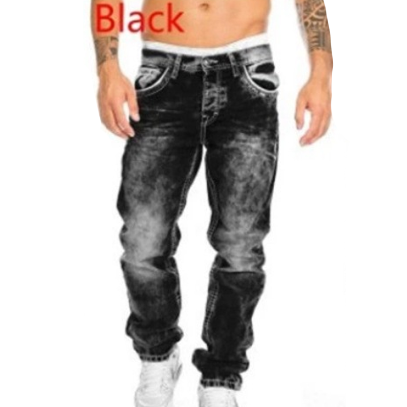Herenjeans met rechte pijpen in hiphopstijl