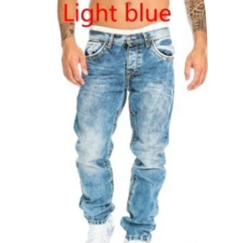 Herenjeans met rechte pijpen in hiphopstijl