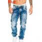 Herenjeans met rechte pijpen in hiphopstijl